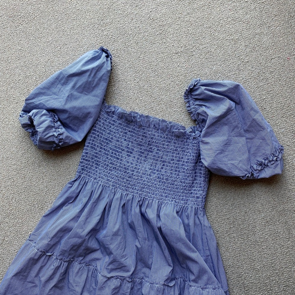 Hill House Home - Nesli Nap Dress - navy gingham
